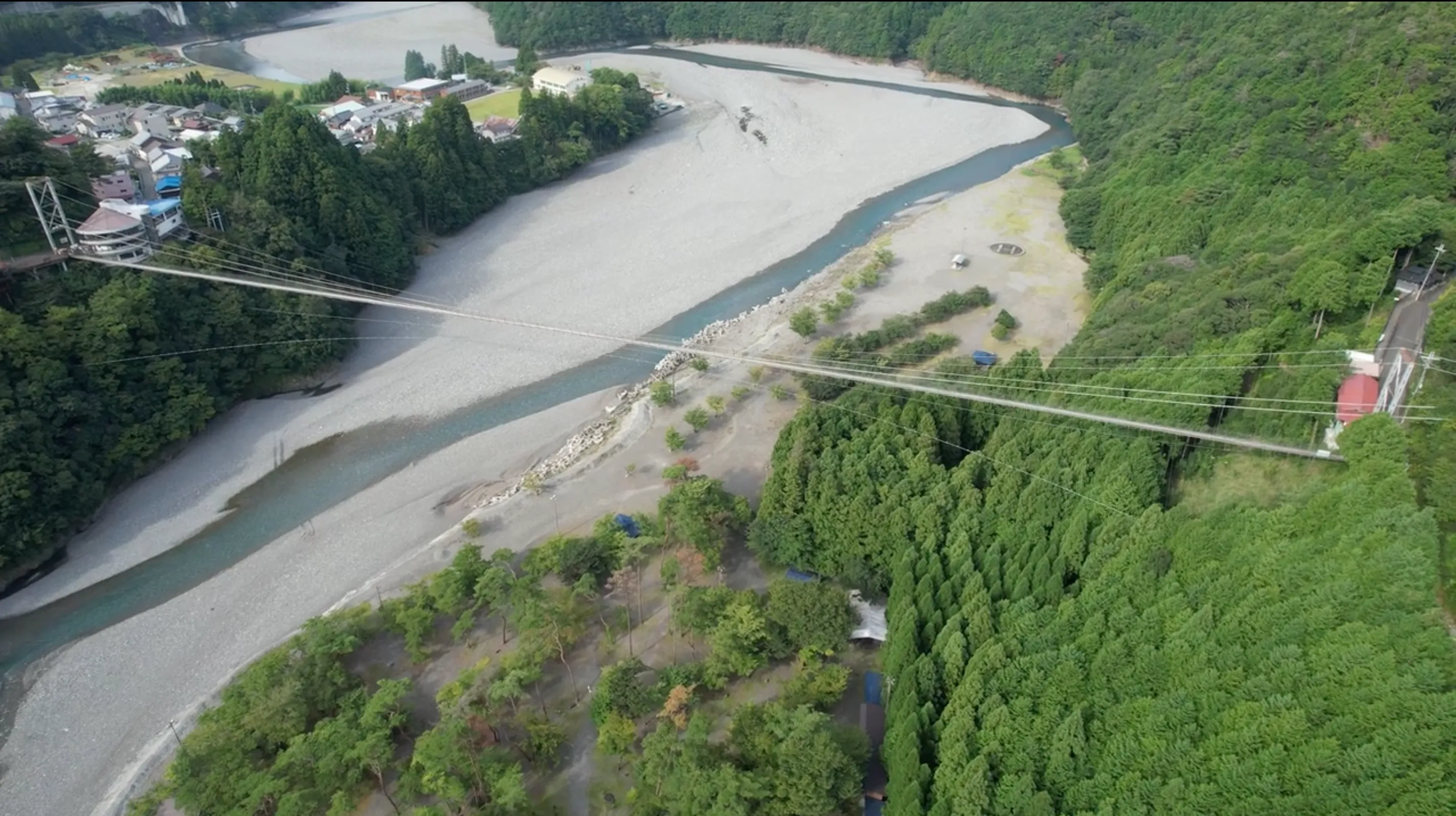 210906谷瀬の吊り橋