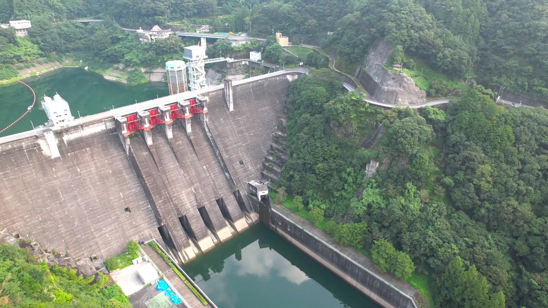 250826大渡ダム/茶霧湖/大渡ダム大橋
