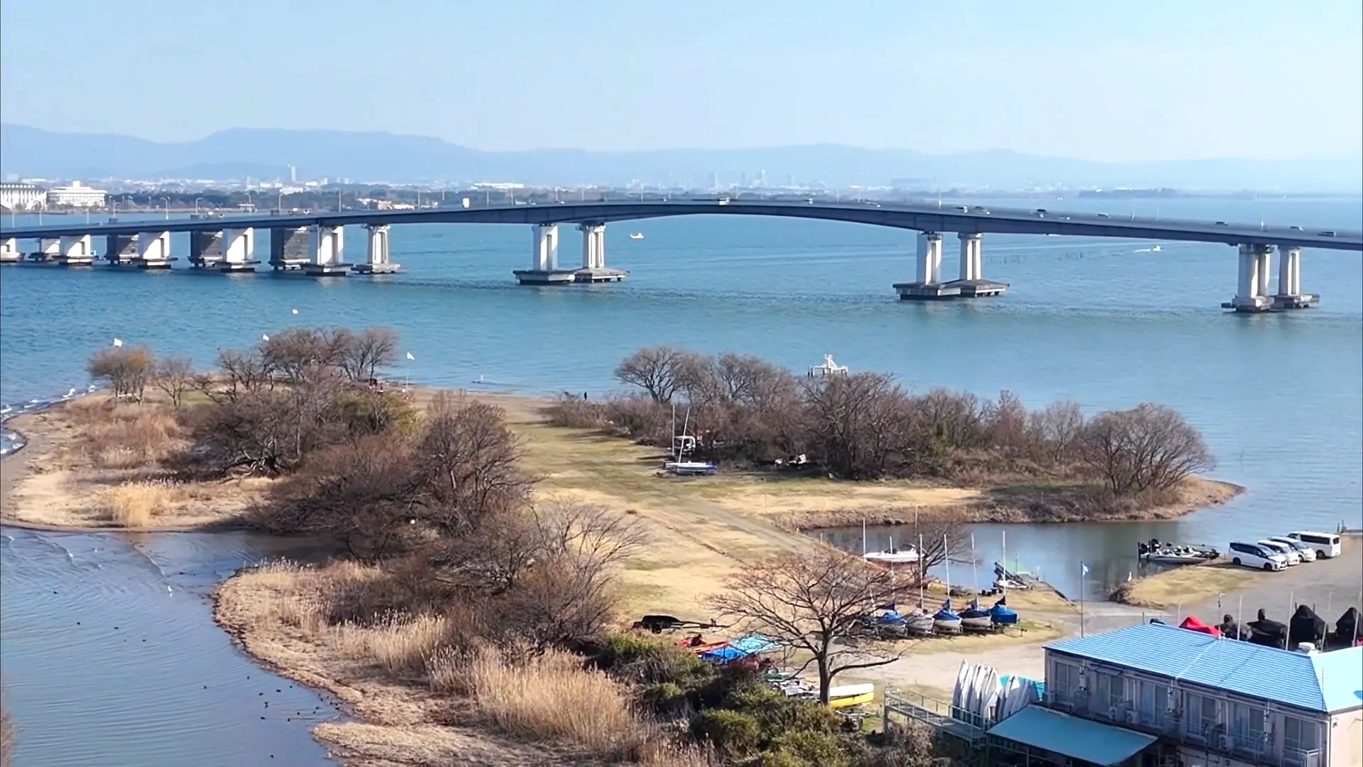 260320真野浜／琵琶湖大橋