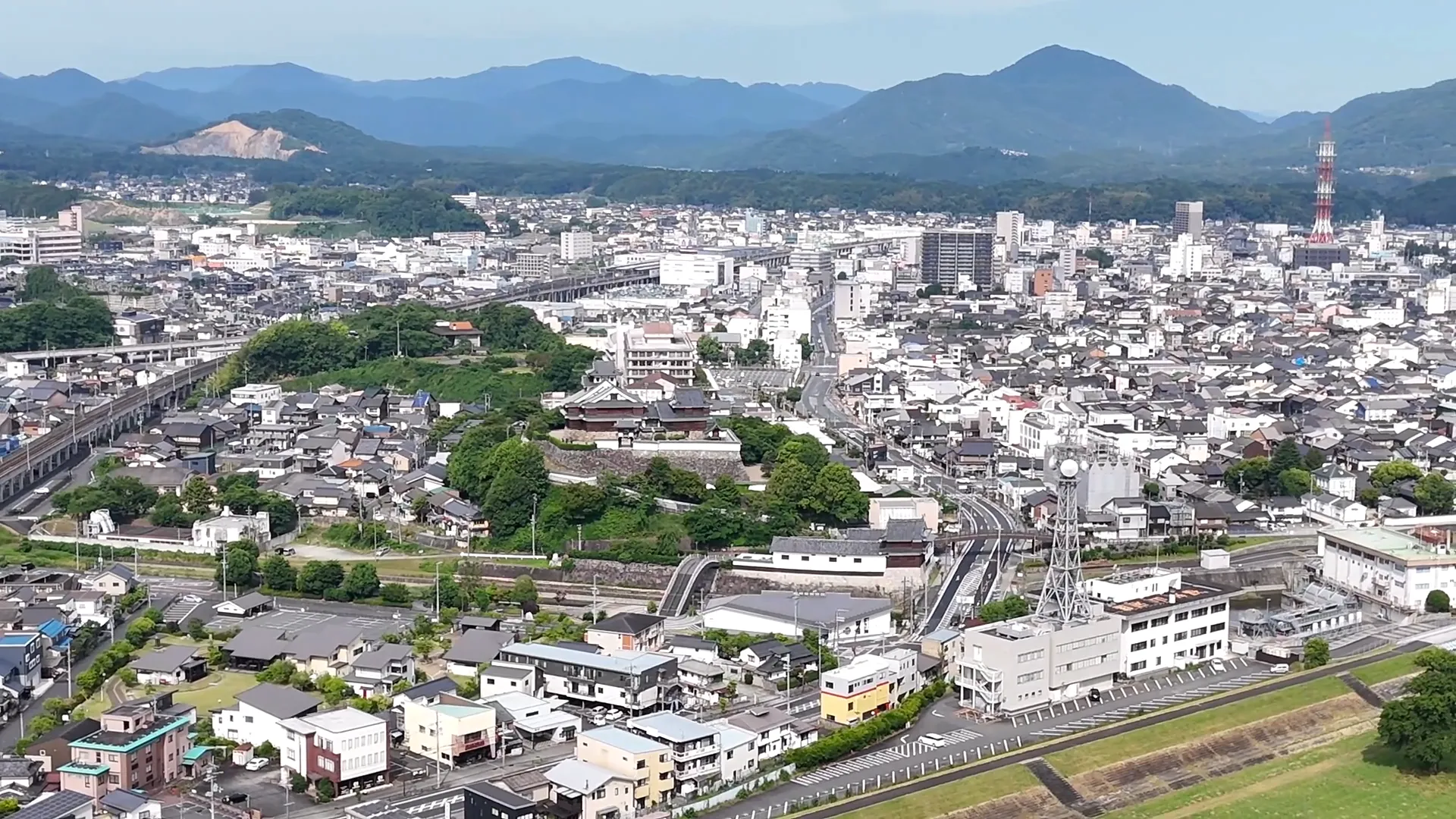 260531福地山城／由良川／音無瀬橋260531福地山城／由良川／音無瀬橋