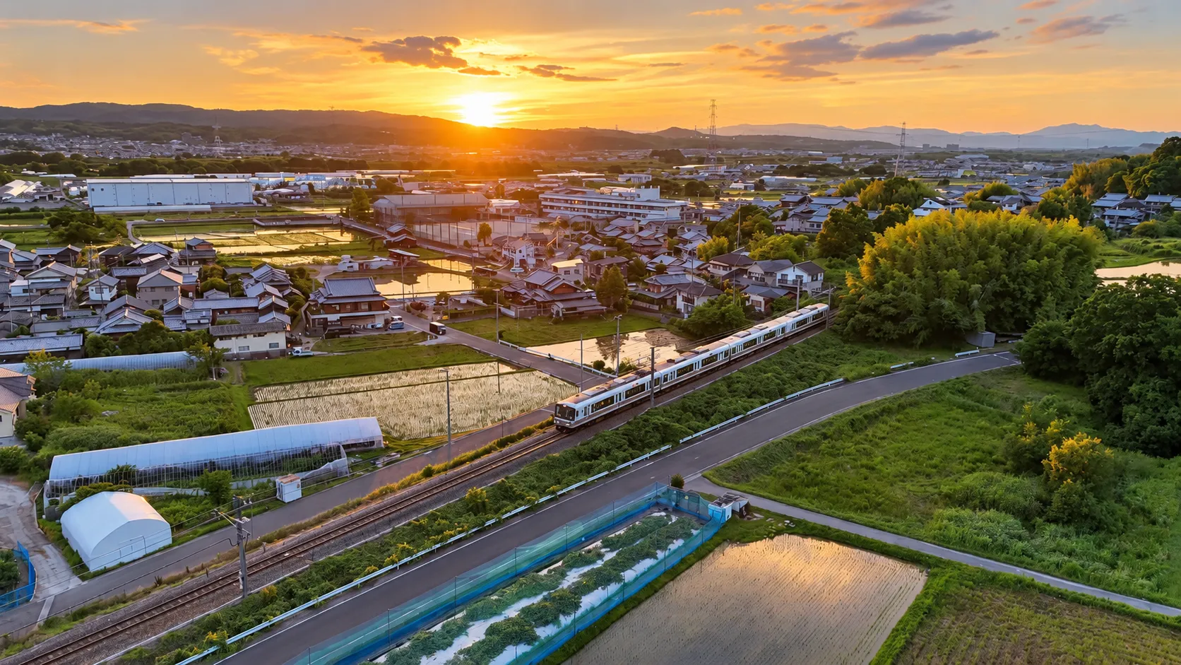 260623JR奈良線上狛駅／木津川橋梁260623JR奈良線上狛駅／木津川橋梁